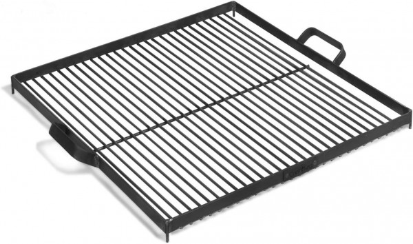 Grillrost aus Rohstahl 50 x 50 cm für Feuerschale Ø 70 cm Rost Grillgitter Grillen