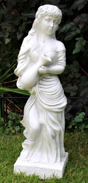 Deko Figur Statue antike Frau Helena H 76 cm klassische Gartenskulptur Dekofigur aus Kunststoff