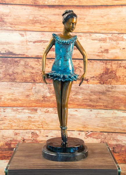 Ballerina-Bronze-Maedchen-Bronzeskulptur-Skulptur-Bronzefigur-bf610-2XgrSpkRu7ENmZ