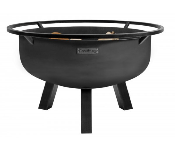 Feuerschale Porto XXL D 80 cm Feuerstelle Grillschale für Garten oder als Wärmequelle Naturstahl