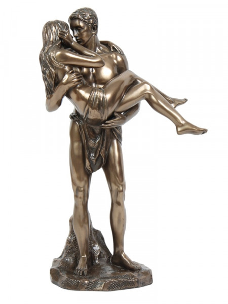 Dekofigur Body Talk Kollektion Lovers Paar Der Mann trägt seine Liebste H 28 cm Skulptur Figur