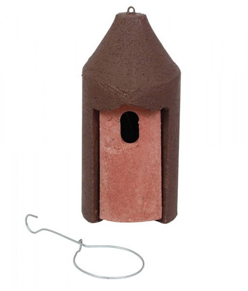 Naturschutzprodukt Nisthöhle Satz 2 Statz Typ 2M freihängend FG Nisthilfe Flugloch 20x55 mm in braun