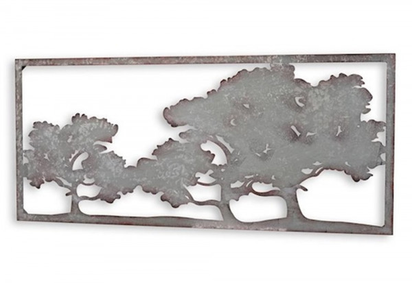 Wanddekoration Metall Baum des Lebens Länge 125 cm Wanddeko Wandverzierung Metallbild