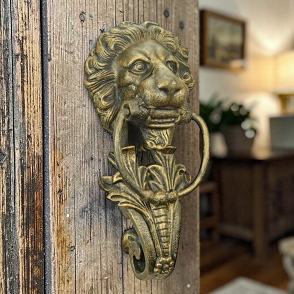 tuerklopfer-loewe-antik