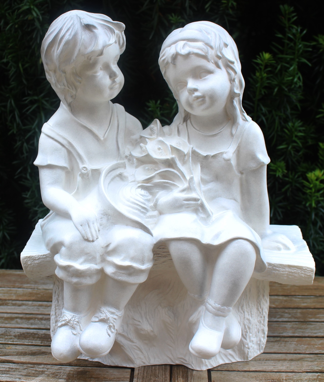Der kleine Maulwurf Steinfigur frostfest Gartenfigur Deko Garten für Kinder 