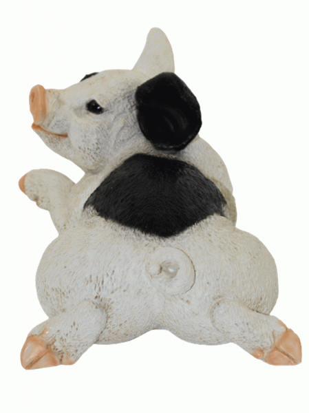 Castagna Deko Figur Schwein H 10 cm Dekofigur Tierfigur Ferkel