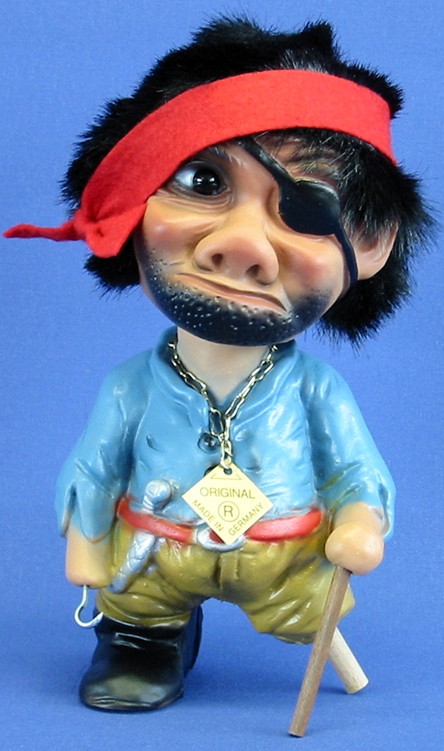 Rakso Souvenir Wackel Figur Pirat groß H 22 cm Wackelfigur