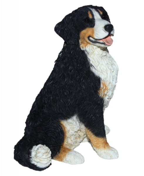 Dekofigur Berner Sennenhund H 11 cm Deko Hundefigur Hund Figur Kollektion Castagna aus Alabaster