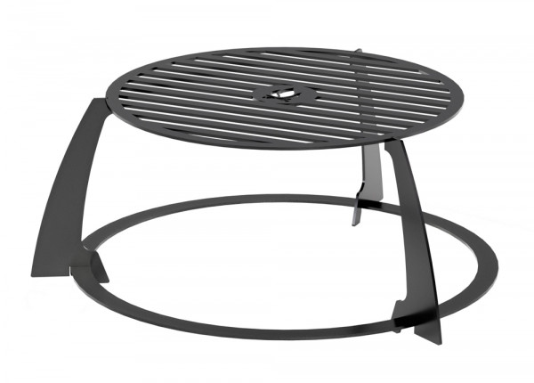 Hoher Grillrost Ø 34 cm für Grillplatten mit 40 cm Öffnung – passend für Feuerschalen Ø 78 & 82 cm
