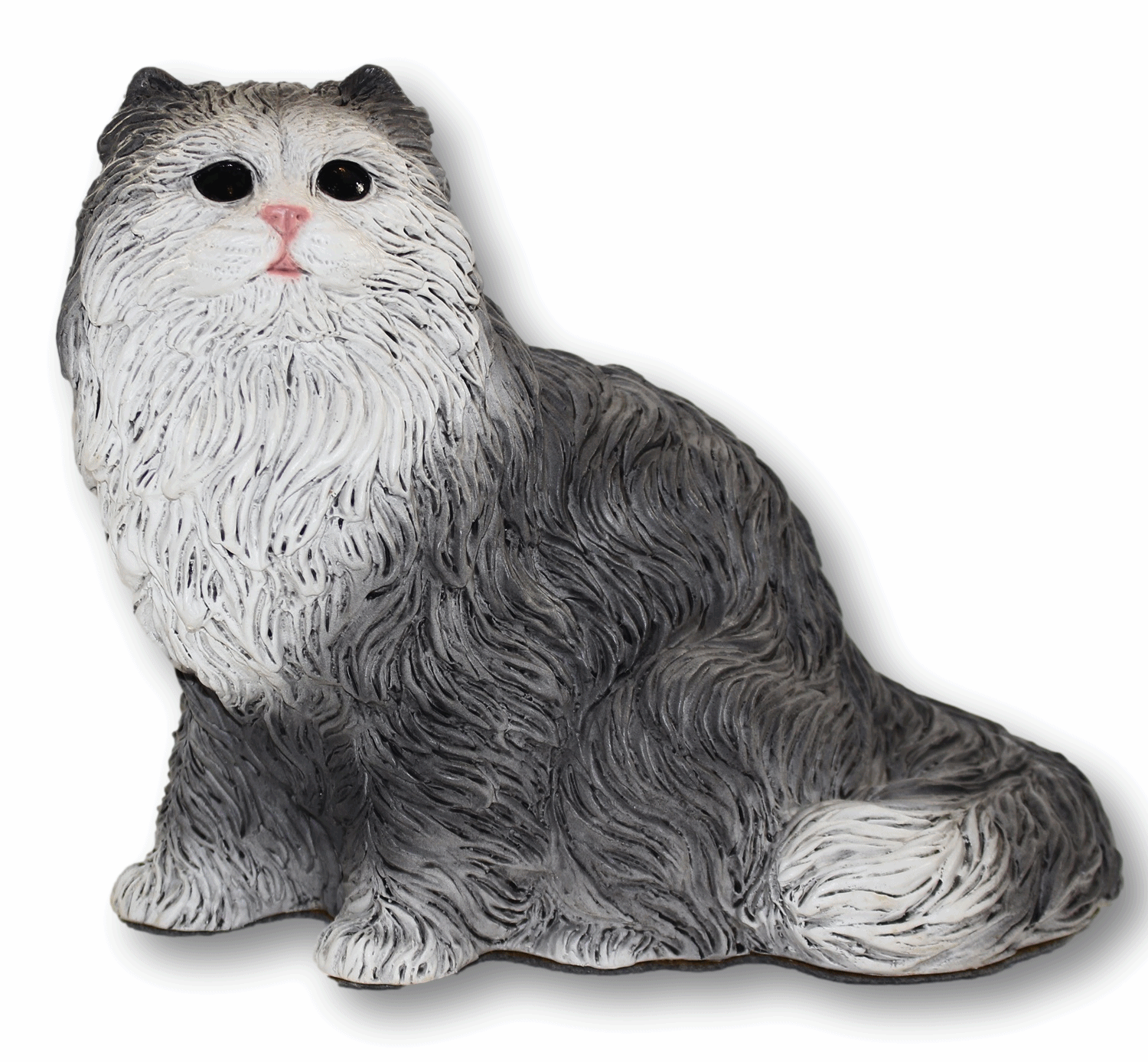 H Castagna Figur Katze 24 Tierfigur Persische Katzenfigur JS Kätzchen aus Dekofigur GartenDeko | sitzend Deko 1997 Resin cm seit
