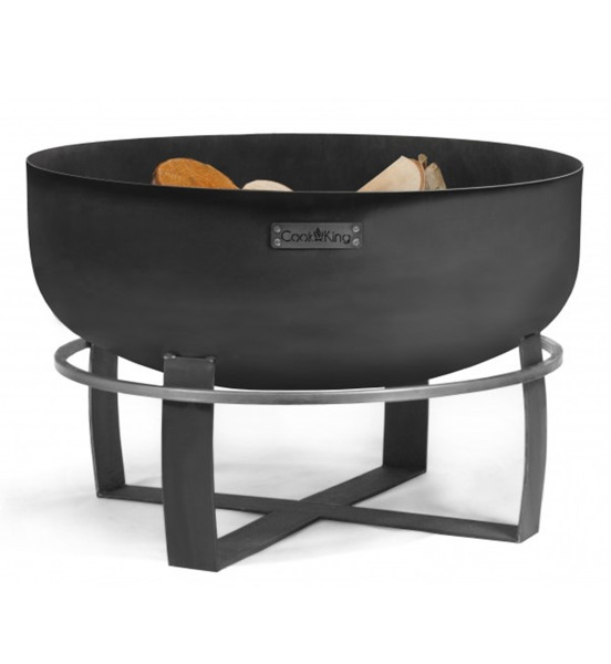 Feuerschale XXL Viking D 80 cm Grillschale Feuerstelle für Garten als Grill oder Wärmequelle Stahl