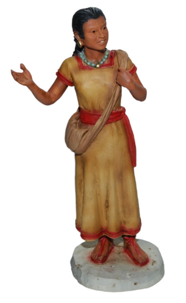 Indianerfigur Aztekin Dona Marina La Malinche H 15,5 cm Native American Figur Castagna