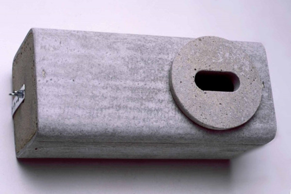 Naturschutzprodukt Mauerseglernistkasten Typ Nr. 17 1-fach am Gebäude