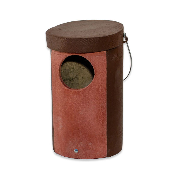 Naturschutzprodukt Eulenhöhle Typ Nr. 5 ohne Marderschutz Nisthilfe mit Flugloch 110 x 120 mm