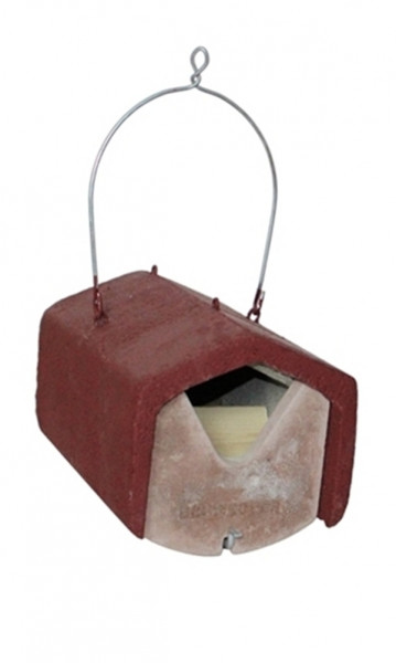 Naturschutzprodukt Nischenbrüterhöhle Typ 1N rot räubersicher Flugloch 30 x 50 mm Artenschutz