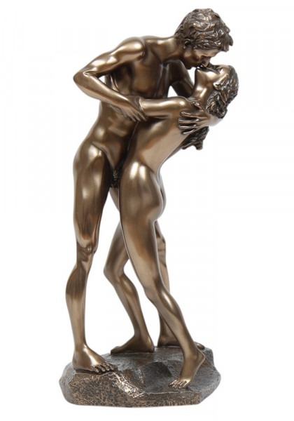 Deko Figur Body Talk Kollektion "Lovers" Paar Die Liebenden in Umarmung H 29 cm Skulptur Figur