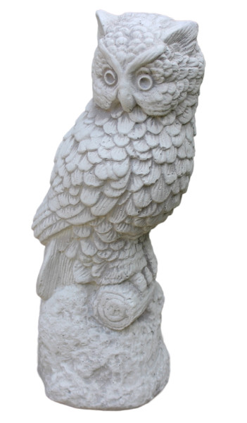 Beton Figur Eule H 30 cm Vogel Betondeko Gartendeko Dekofigur und Gartenfigur