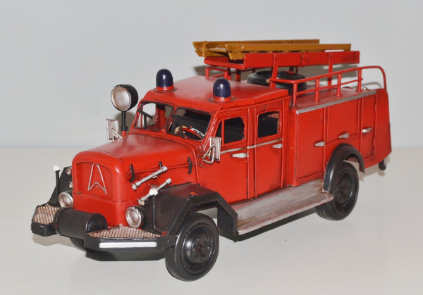 Retro Blechmodell Modellauto Feuerwehr Magirus
