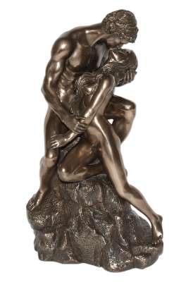 Body Talk - Statuette Homme nu en méditation, posture yoga Body Talk - Statuette Homme nu en méditation, posture yoga