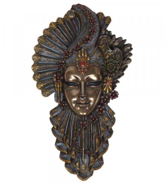 Venezianische Maske Il Gioiello Das Juwel H 33,5 cm Maske Wanddekoration Dekofigur