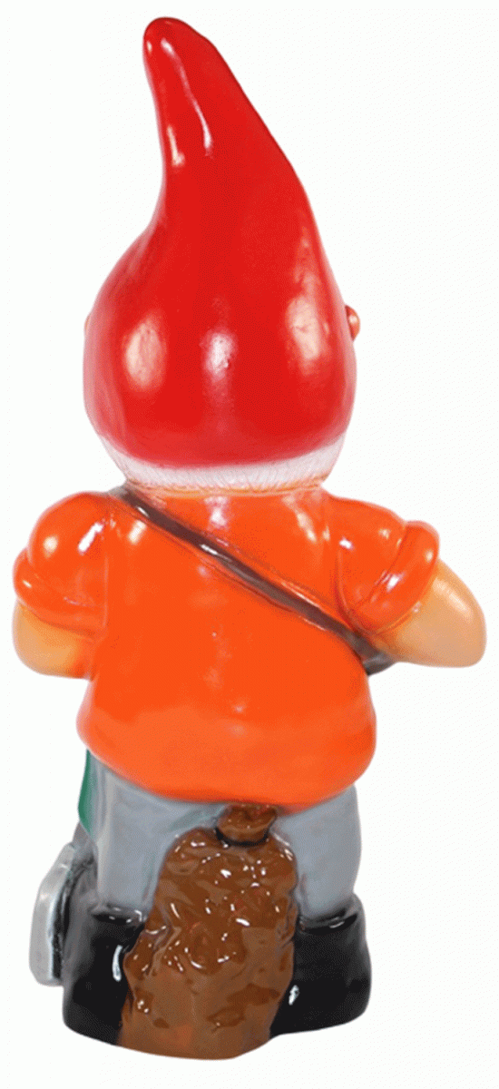 Rakso Deko Figur Zwerg H 43 cm Gartenzwerg Gärtner mit Gemüse Obstkorb