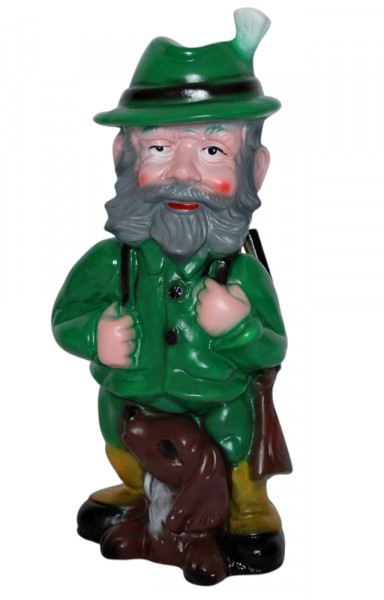 Gartenzwerg Förster Figur Zwerg H 28 cm Gartenfigur aus Kunststoff
