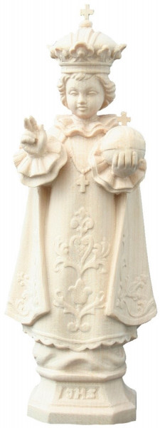 Heiligenfigur Prager Jesuskind Jesulein Natur farben Holzfigur Holzstatue Statue aus Ahornholz