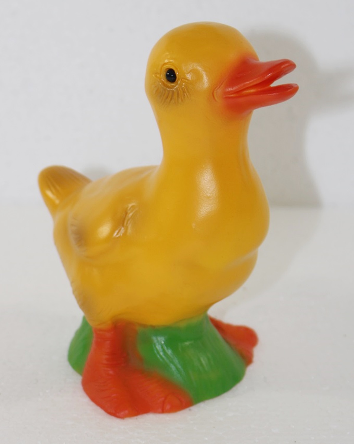 Tierfigur Teichfiguren schwimmend aus Kunststoff Küken Ente 3 Entenküken weiss 
