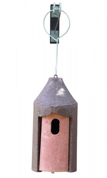 Naturschutzprodukt Nisthöhle Satz 2 Stück Typ 2M Nistkasten freihängend FT Flugloch 29 x 55 mm