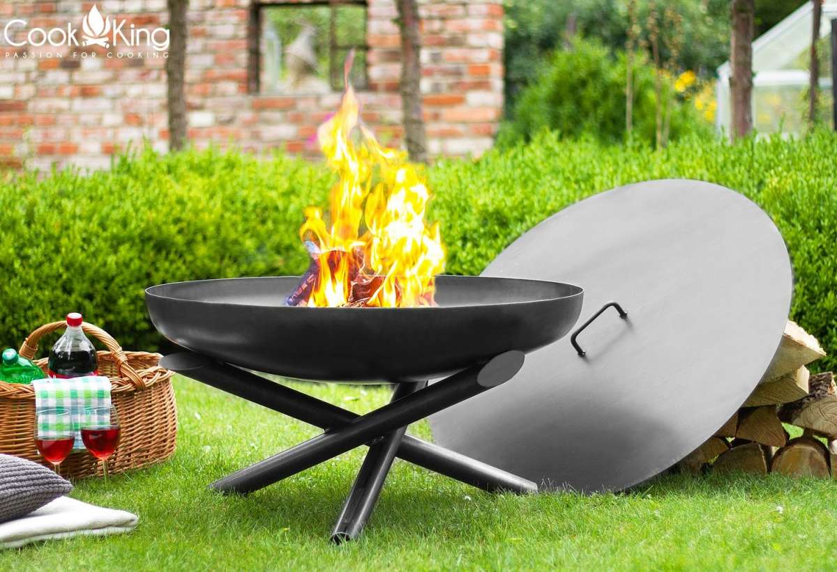 CookKing Feuerschale "Indiana" Ø 100 cm Feuerstelle für Garten aus